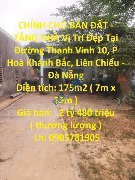 CHÍNH CHỦ CẦN BÁN Căn Nhà 2 Tầng Mặt Tiền Đường Nguyễn Đỗ Cung, Q. Liên Chiểu, Đà Nẵng