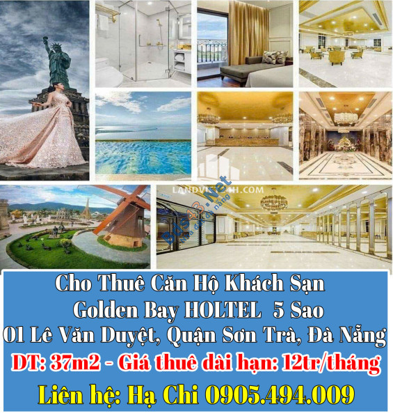 Cho Thuê Căn Hộ Khách Sạn Golden Bay HOTEL 5 Sao