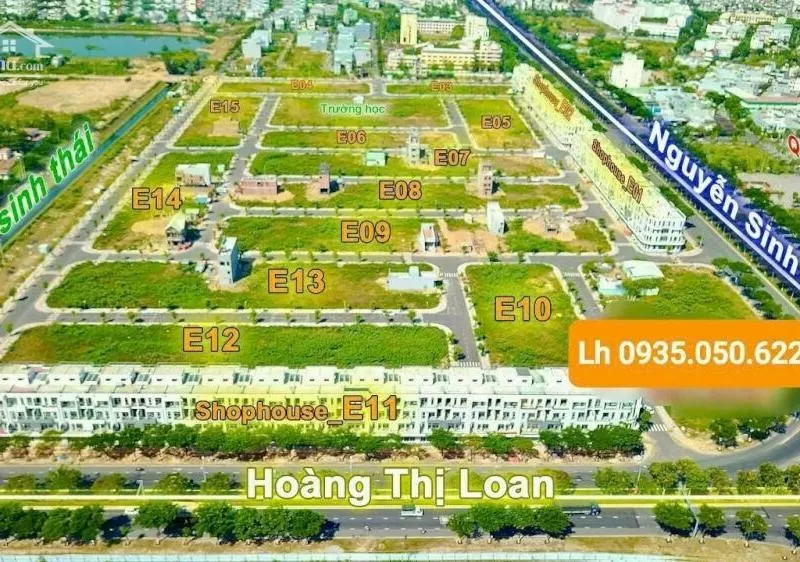 Bán cặp lô đất Khu E6 Kim long  - đường thông Nguyễn sinh sắ