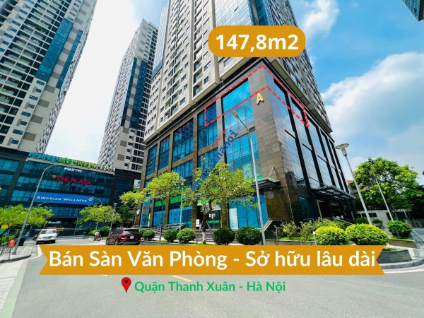 Bán gấp lô 117m2 tầng 1 KD - 2 cửa ra vào - Sở hữu lâu dài tại cụm tòa đông nhất Thanh Xuân