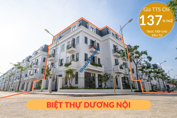 Bán gấp biệt thự Dương Nội - Giá TTS chỉ 137tr/m2 - Nhận nhà ngay LS 06 tháng