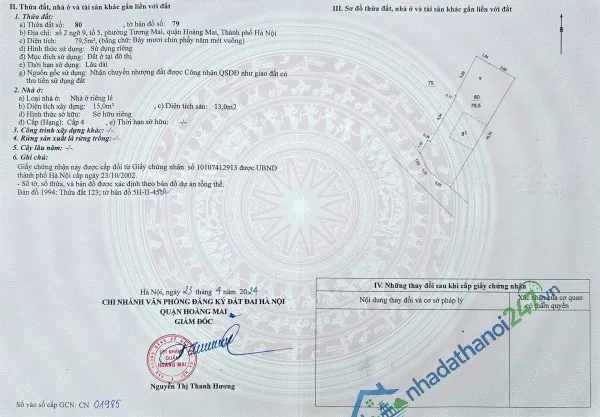 Bán tòa CCMN 6 tầng thang máy lô góc Trương Định 79,5m² hướng Tây Nam, dòng tiền 1,2 tỷ/năm