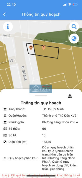 Cần Bán  Nhà cấp 4, 108m2 đường 385, phường Tăng Nhơn Phú A, (quận 9), tp
