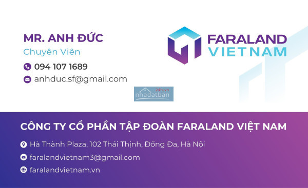 Bán Tổ hợp 6 sao Hanoi Golden Lake - B7 Giảng Võ - Diện tích 2.237 m2 -