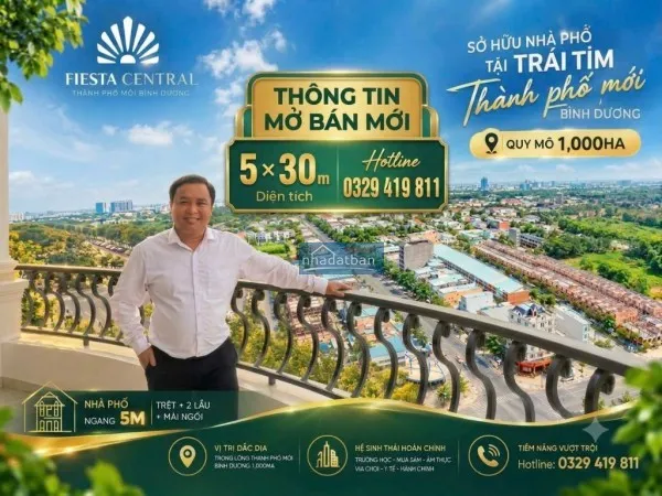 Quỹ căn khan hiếm – nhà phố 2 mặt tiền tại trung tâm tp. mới bình dương  - 0329419811