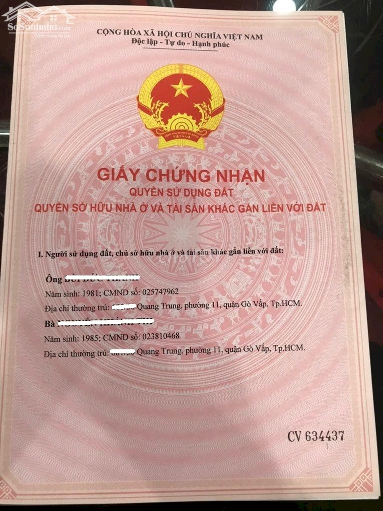 Bán nhà gần siêu thị Giga Mall Phạm Văn Đồng, Sổ hồng riêng, Nhà số 42/6/5 Đường 35. Giá 2,8 tỷ