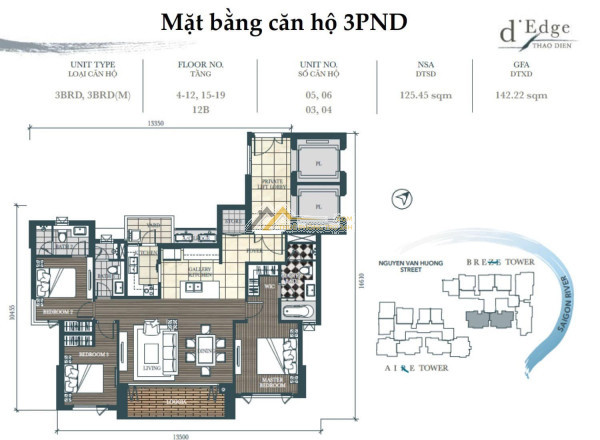 D\'edge apartment for rent near bis school 3bedroom 2800$