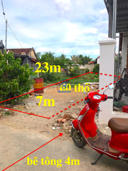 Chính chủ cần ra lô đất vuông vức tại Quảng Cư, Ninh Trung 7x25 gần chợ và Uỷ ban