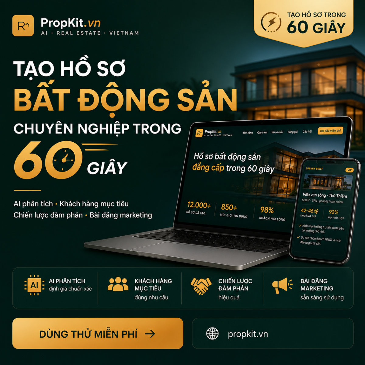 Dành cho quảng cáo