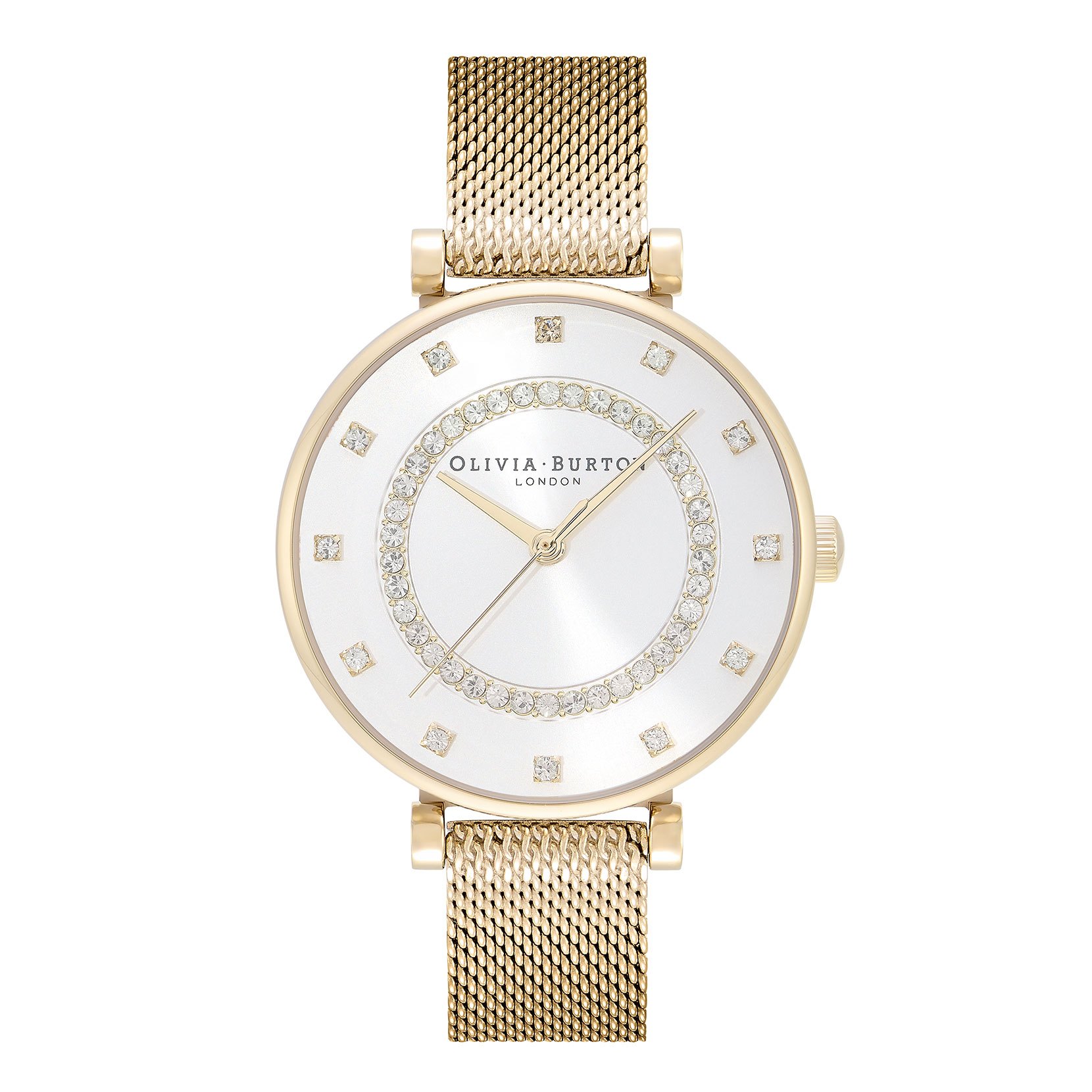 32mm Tbar White &  Mesh Watch