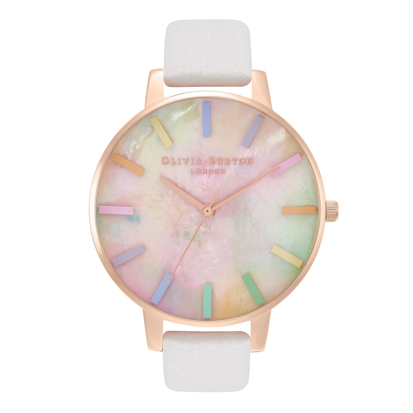 Olivia Burton Rainbow Mop Blush Watch