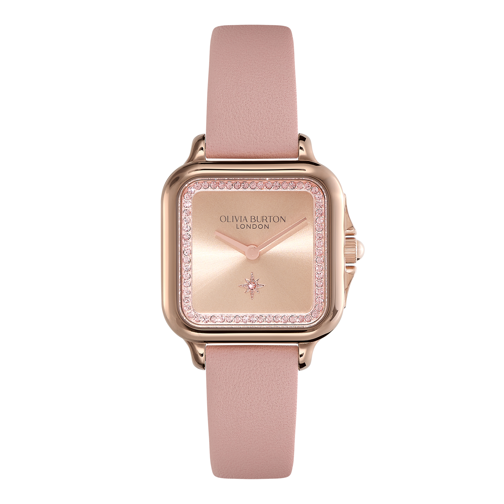 28mm Grosevnor Blush & Mellow Rose Leather Strap Watch