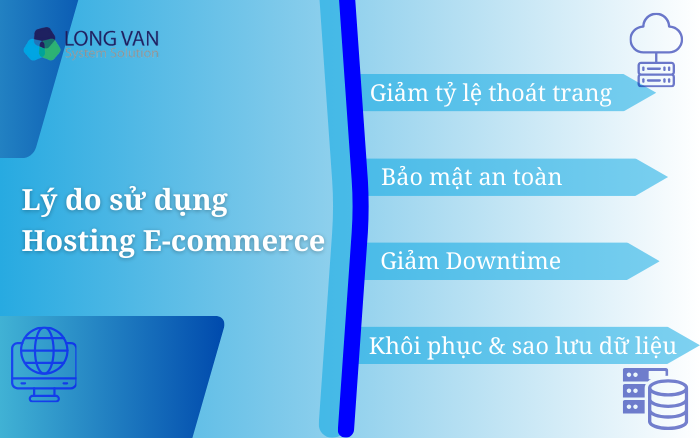 Tại sao lại sử dụng dịch vụ lưu trữ Web thương mại điện tử?