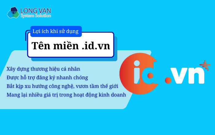 Lợi ích khi sử dụng tên miền .id.vn