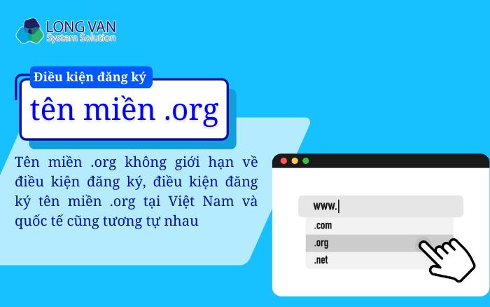 Điều kiện đăng ký tên miền .org