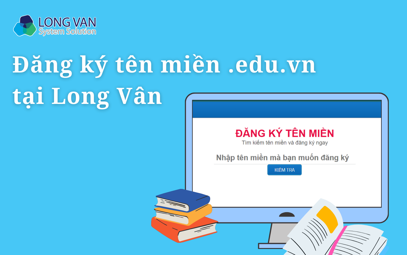 Đăng ký tên miền .edu.vn tại Long Vân