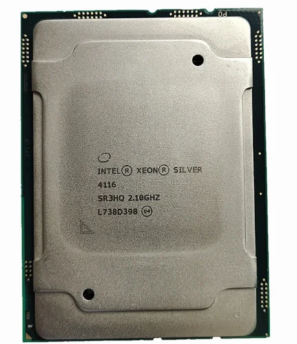 CPU Intel® Xeon® Silver 4116 (12C/24T 2.10Ghz - 3.00Ghz, 85W)