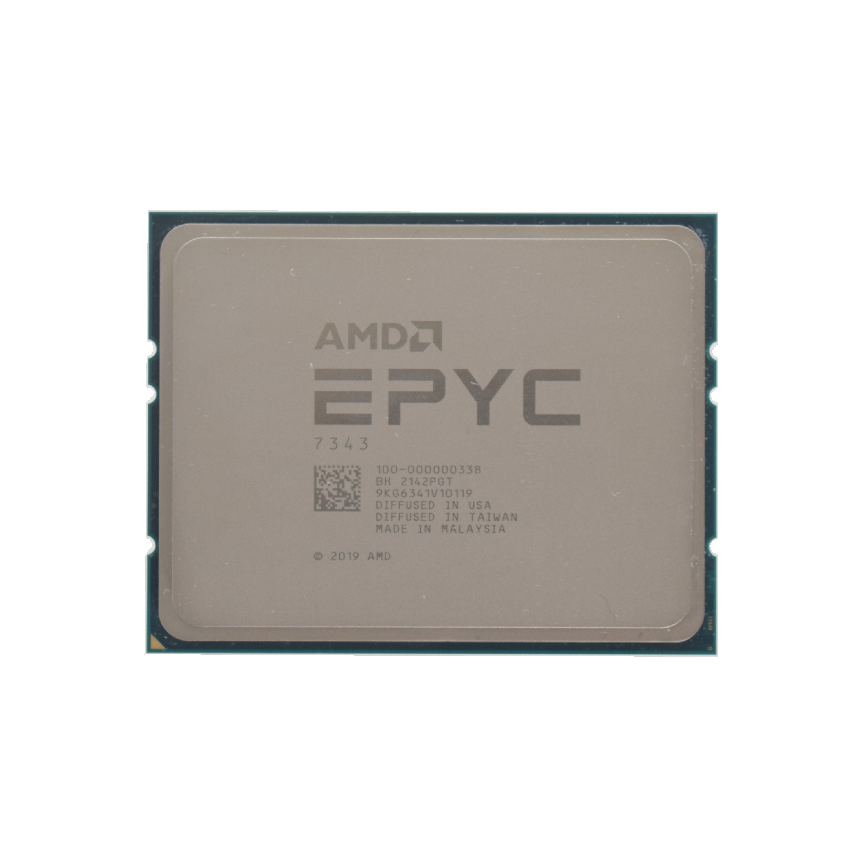 CPU AMD EPYC 7343 (16C/32T,  3.2GHz - 3.9GHz, 128MB, 190W)