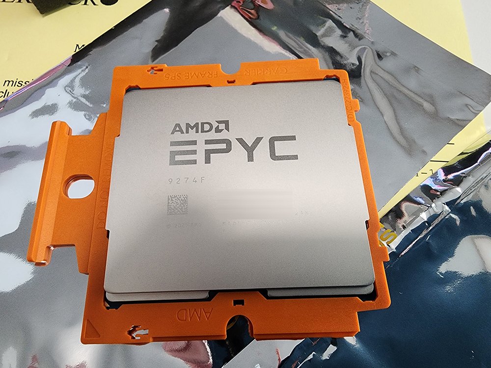 CPU AMD EPYC 9274F (24C,48T,  4.05GHz - 4.3GHz,  256MB, 320W)