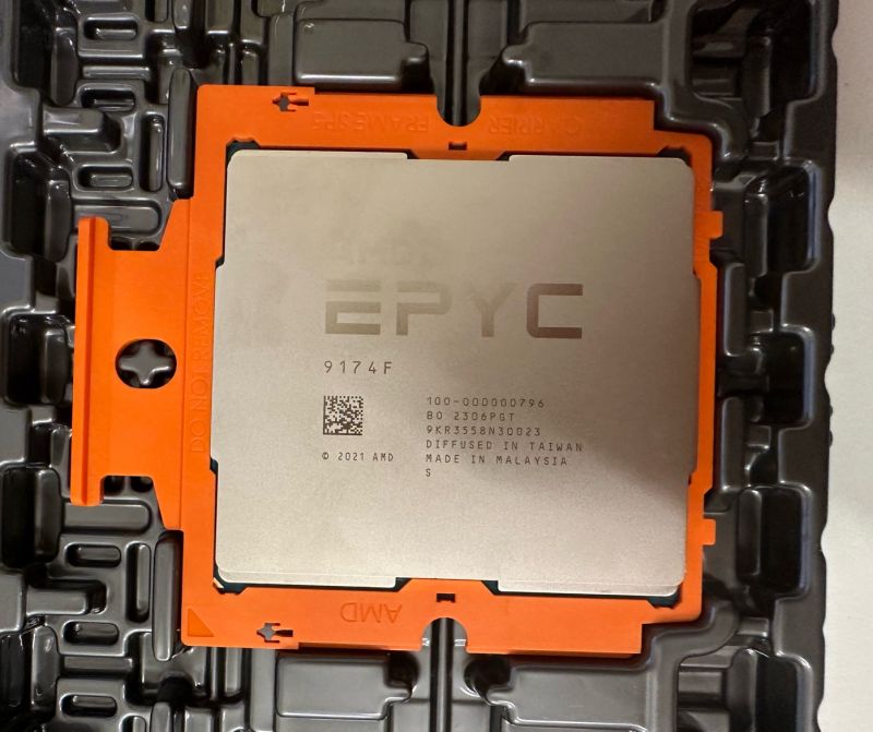 CPU AMD EPYC 9474F (48C,96T,  3.6GHz - 4.1GHz,  256MB, 360W)