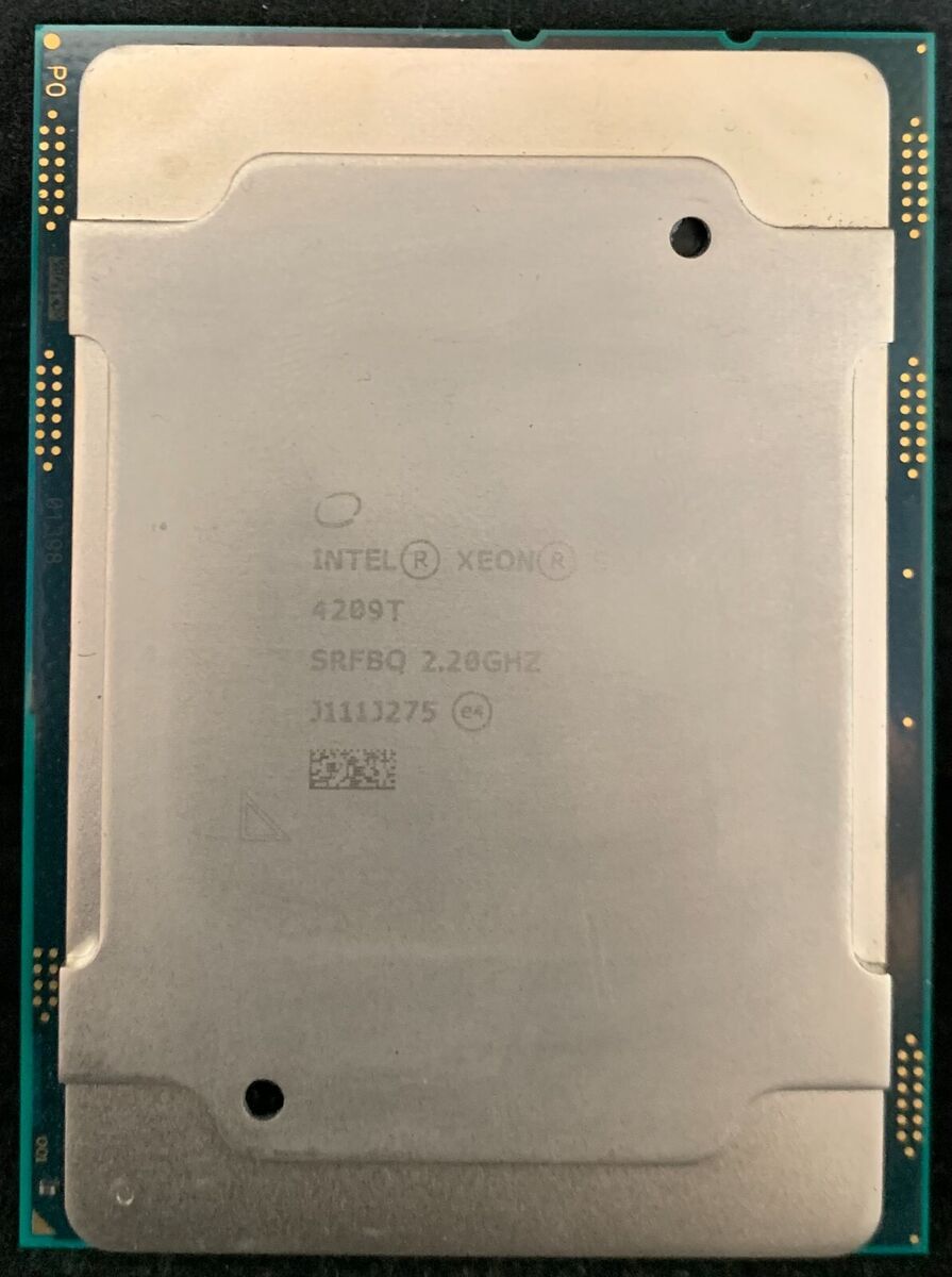 CPU Intel® Xeon® Silver 4209T (8C/16T 2.10GHz - 3.40GHz, 35W)