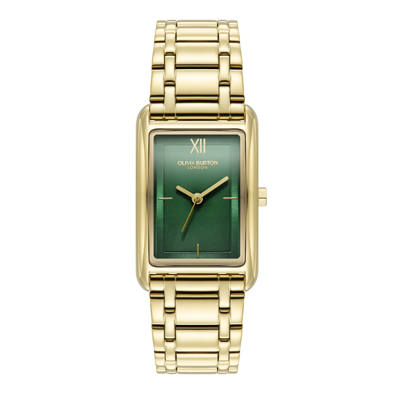 23mm Grove Forest Green & Gold Bracelet Watch 