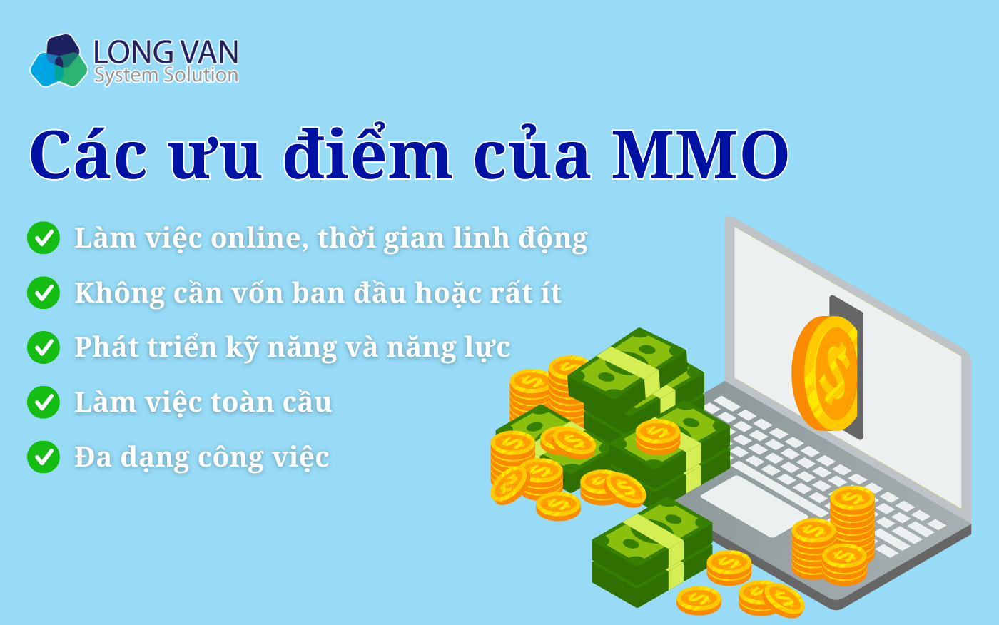 Các ưu điểm của MMO