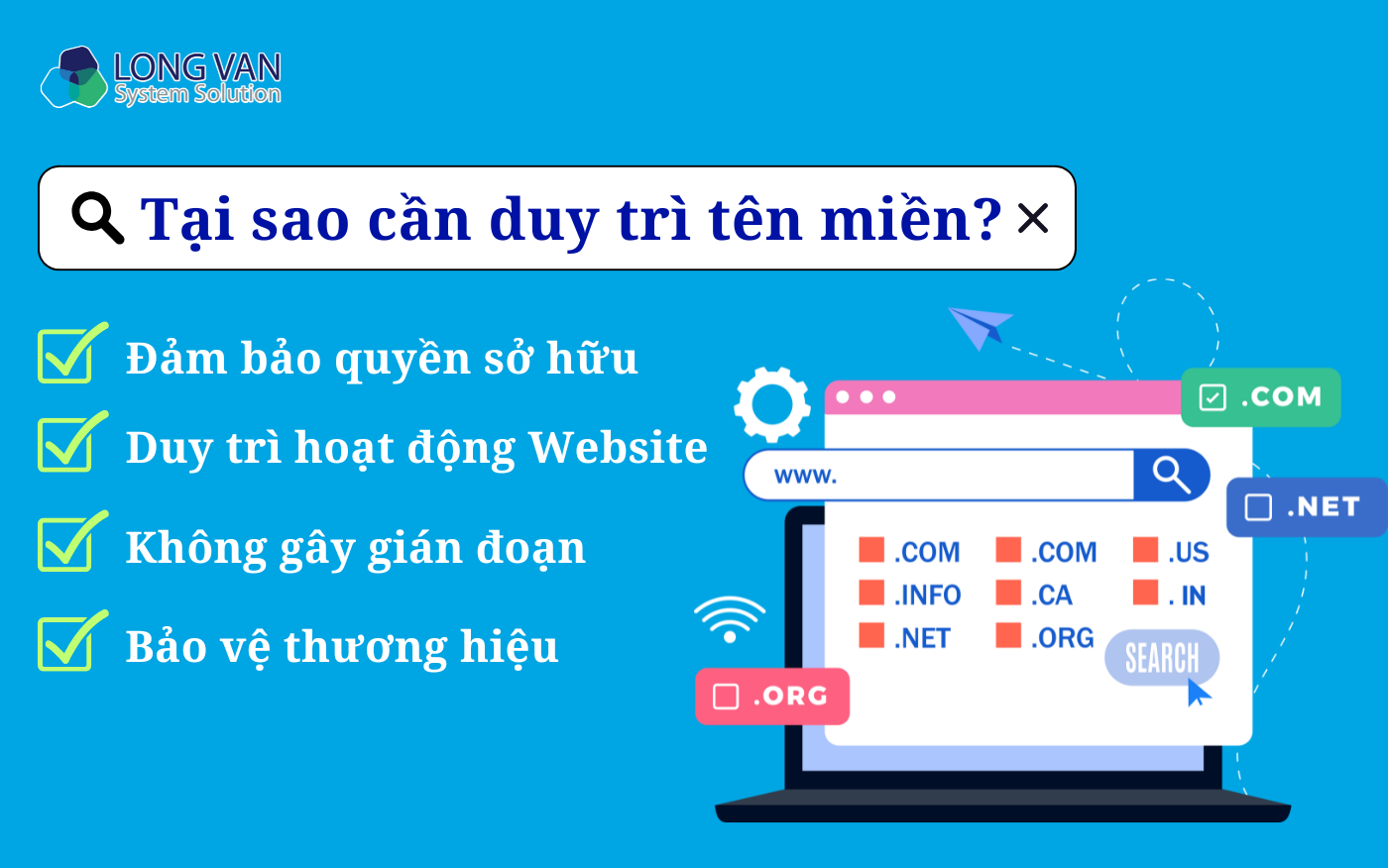 Tại sao cần duy trì tên miền?