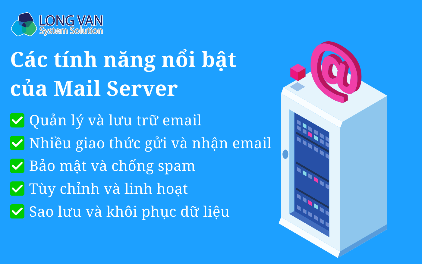 Các tính năng nổi bật của Mail Server