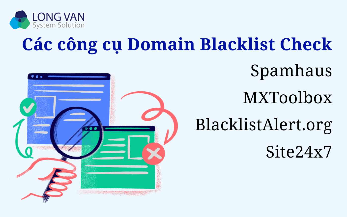 Các công cụ Domain Blacklist Check