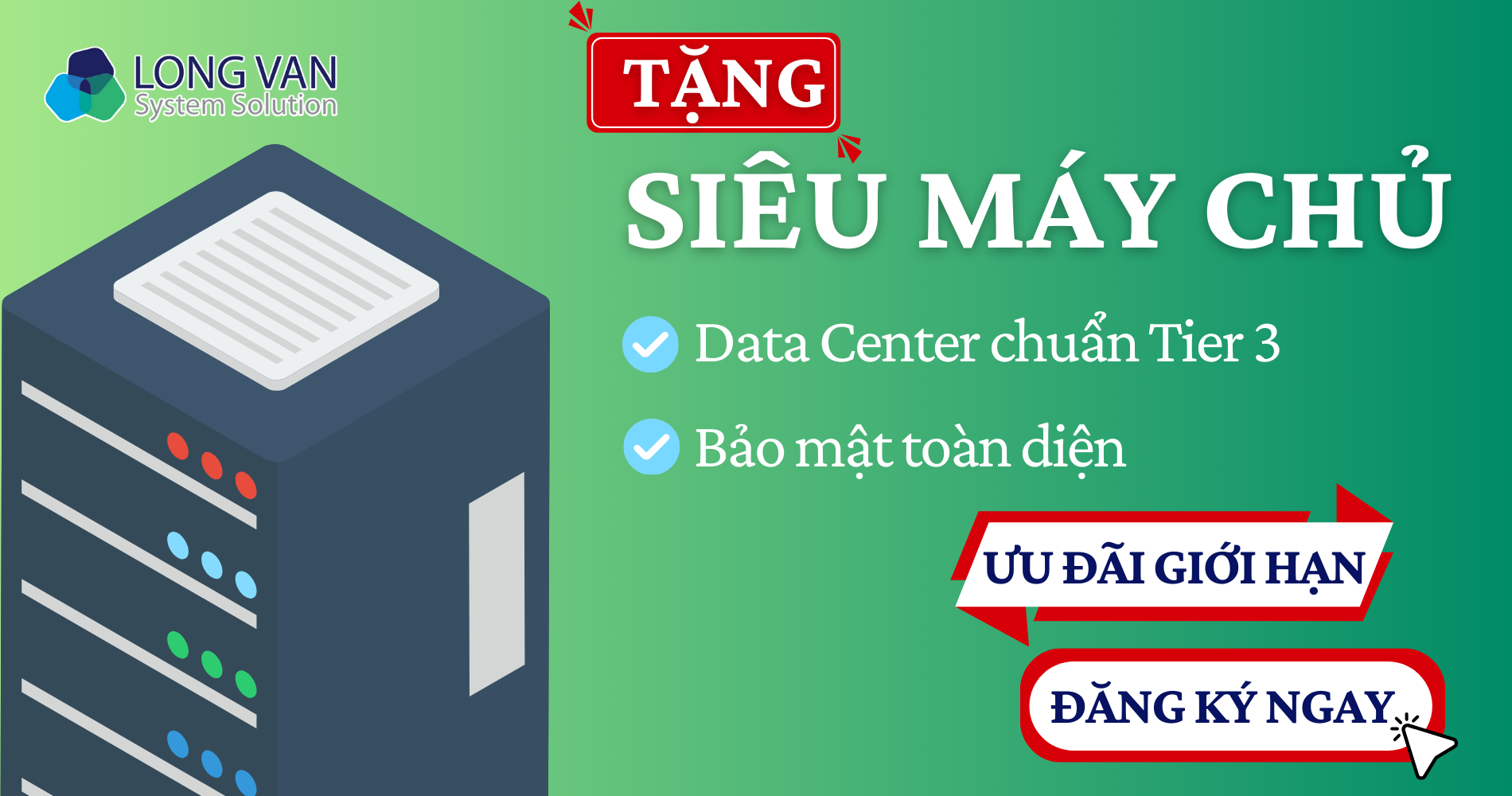 Ưu đãi đặc biệt: Thuê chỗ đặt – Nhận ngay máy chủ!