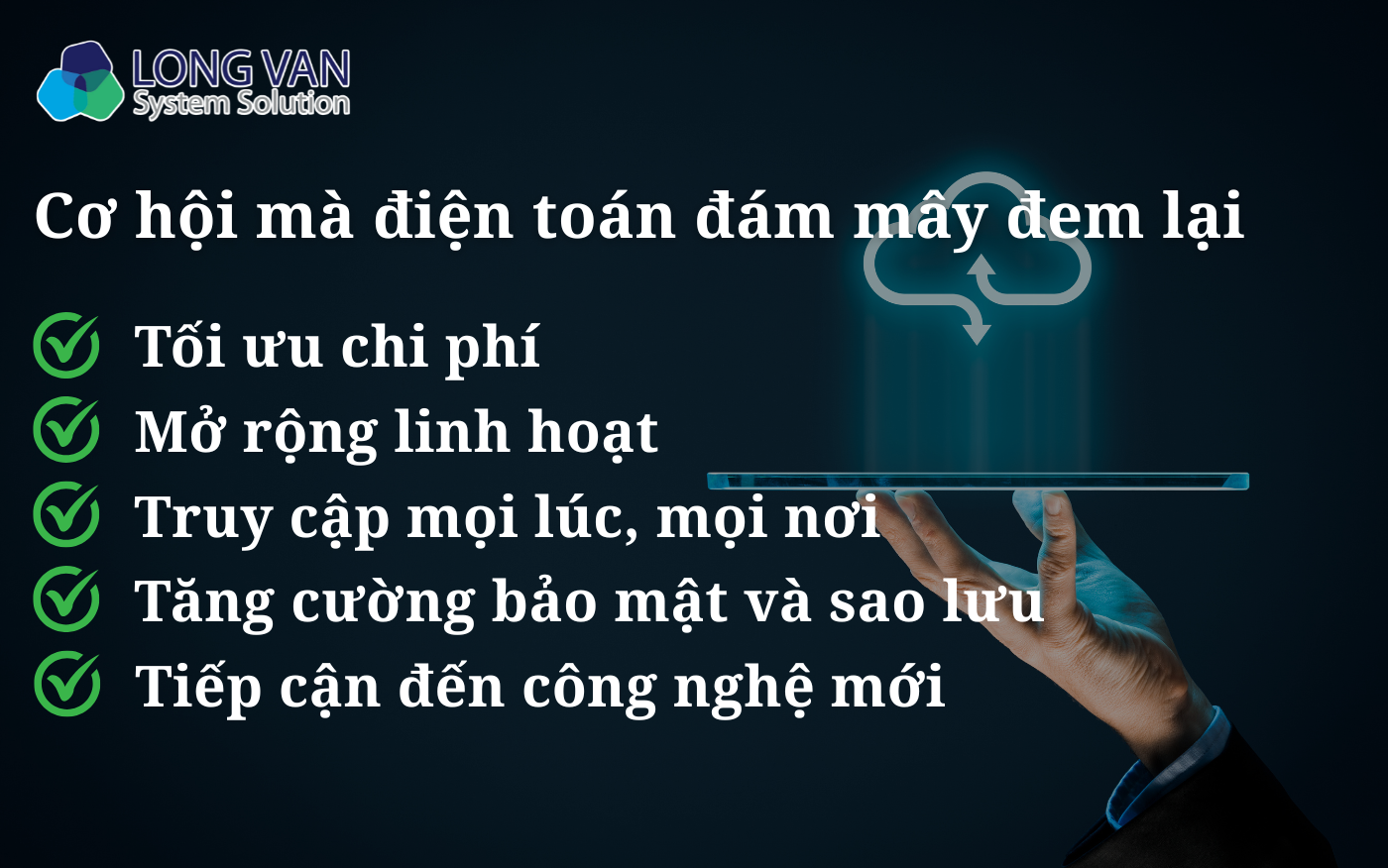 Cơ hội mà điện toán đám mây đem lại