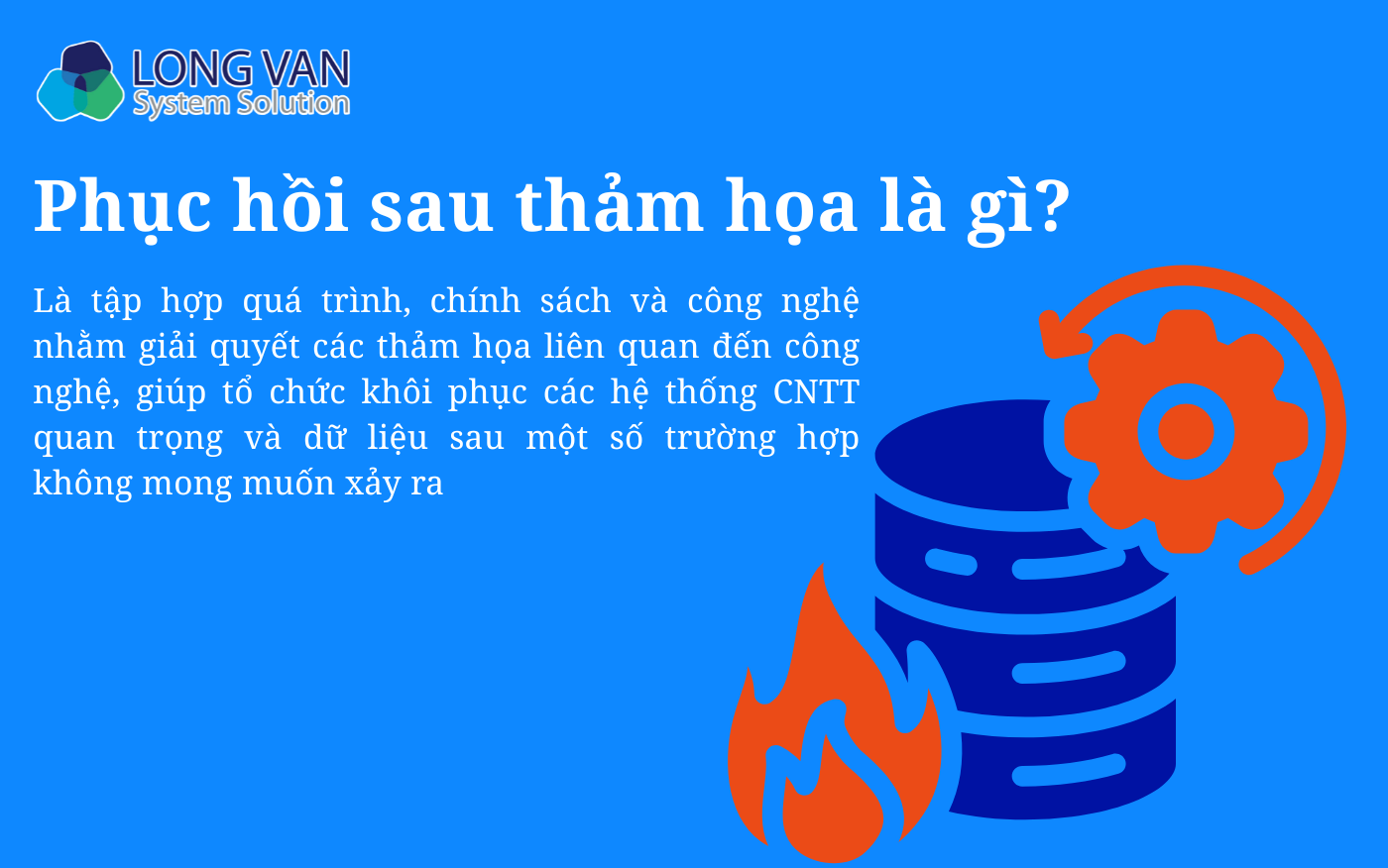Phục hồi sau thảm họa là gì?