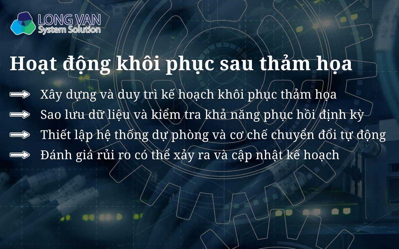 Hoạt động khôi phục sau thảm họa 
