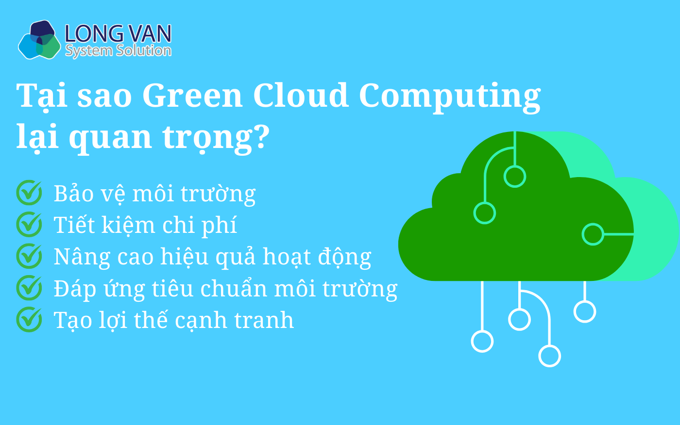Tại sao Green Cloud Computing lại quan trọng?