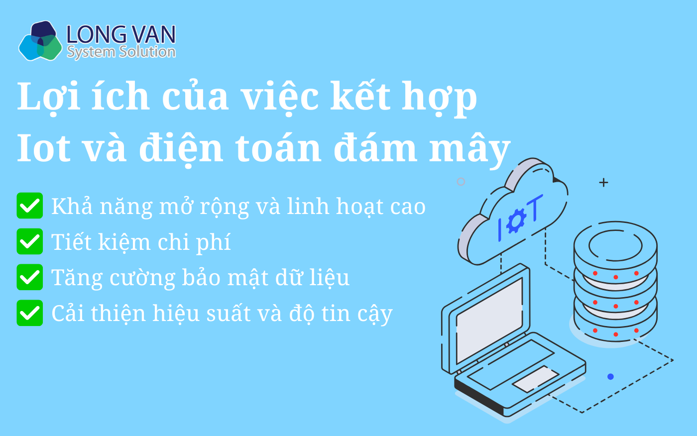 Lợi ích của việc kết hợp Iot và điện toán đám mây