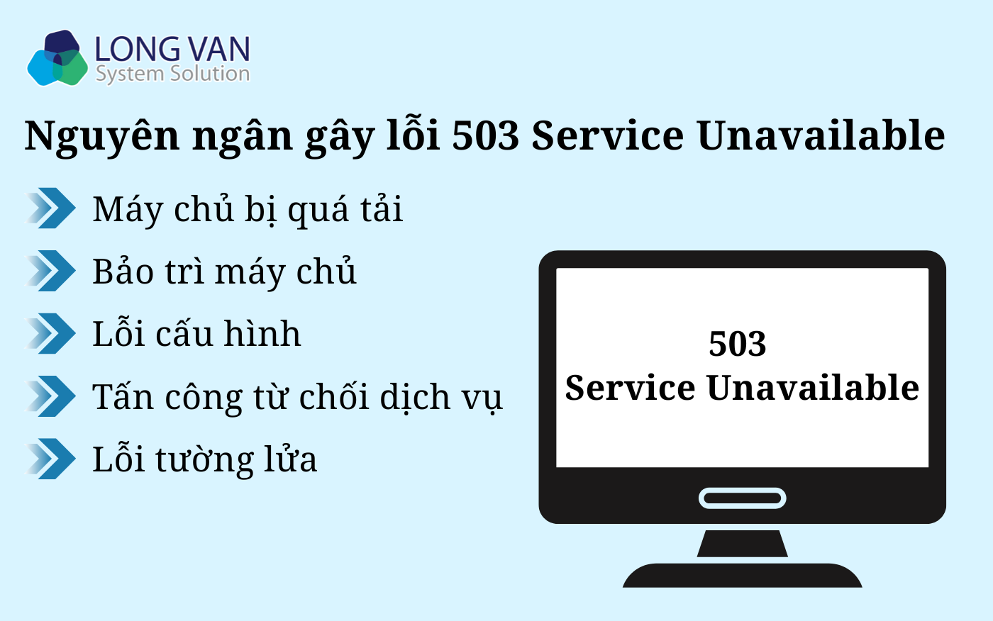 Nguyên ngân gây lỗi 503 Service Unavailable