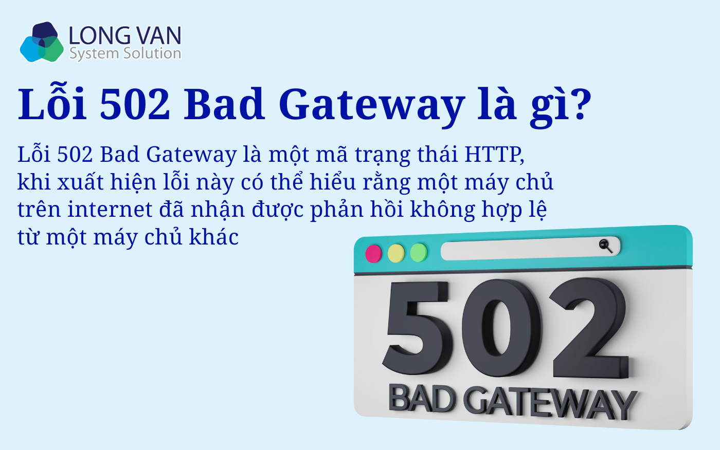 Lỗi 502 Bad Gateway là gì?