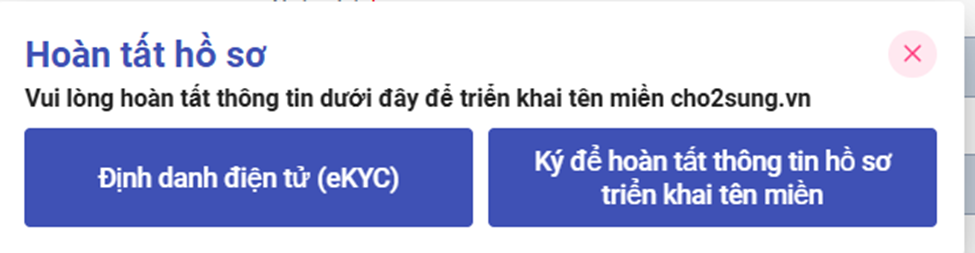 Hệ thống chuyển sang trang mới (link khác) để KH cung cấp CCCD và ảnh chân dung
