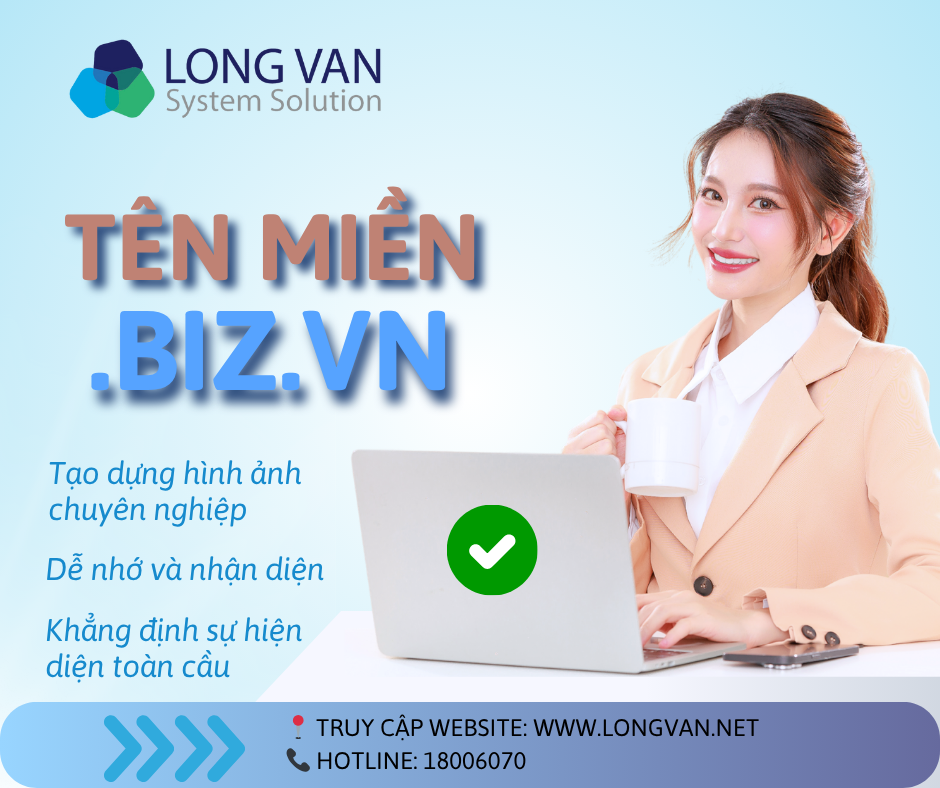 Lý do nên đăng ký tên miền .biz ? Hướng dẫn đăng ký tên miền .biz tại Long Vân