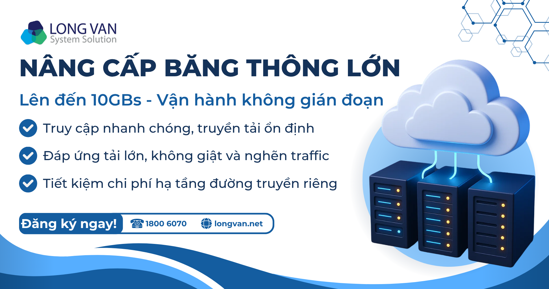 X Dedicated Cloud Server – Băng Thông Lớn từ Long Vân