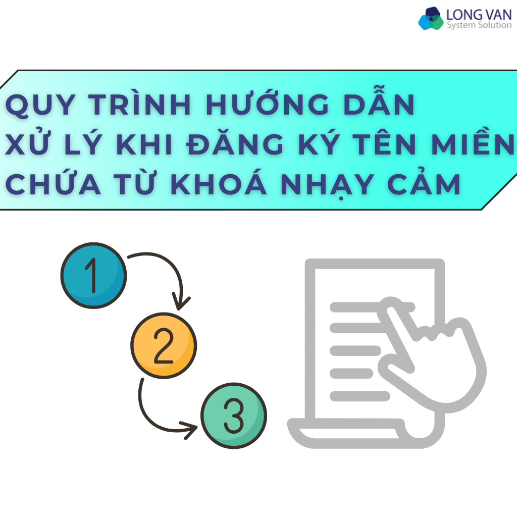 QUY TRÌNH HƯỚNG DẪN XỬ LÝ KHI ĐĂNG KÝ TÊN MIỀN CHỨA TỪ KHÓA NHẠY CẢM