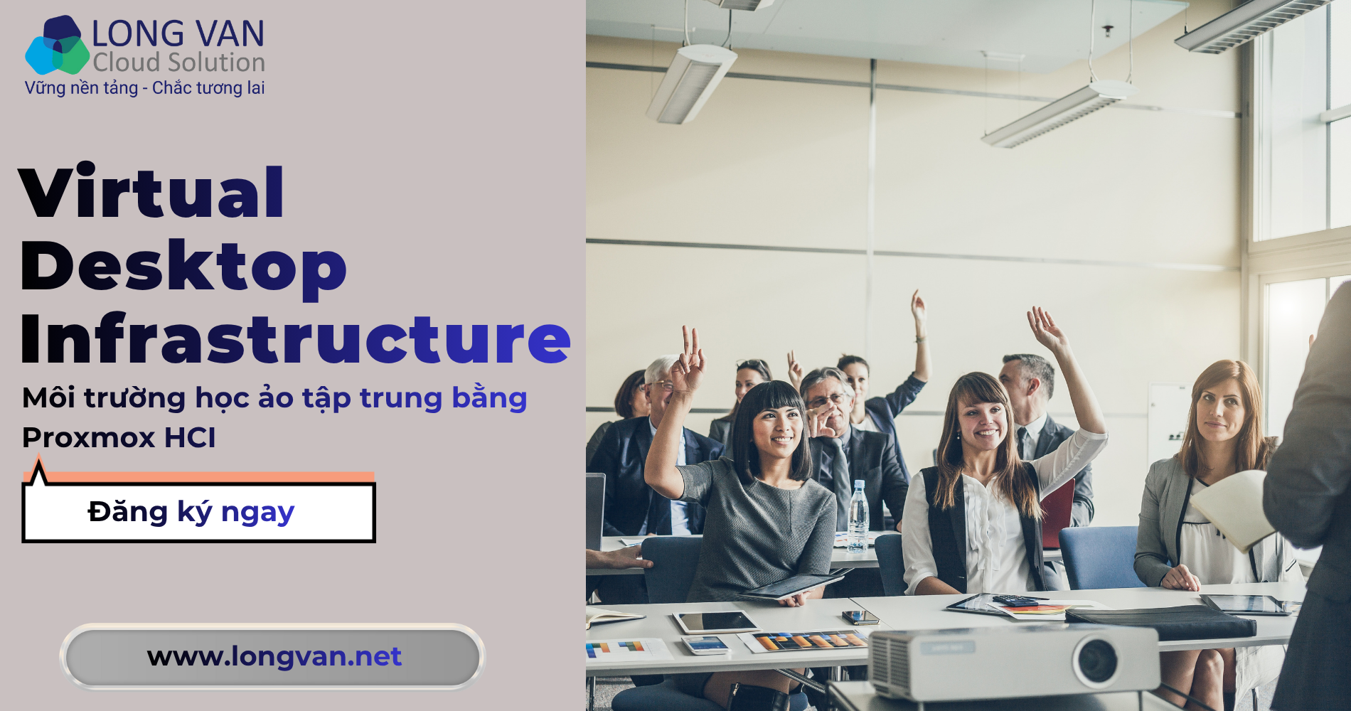 VDI (Virtual Desktop Infrastructure) là gì? Triển khai môi trường học ảo tập trung bằng Proxmox HCI