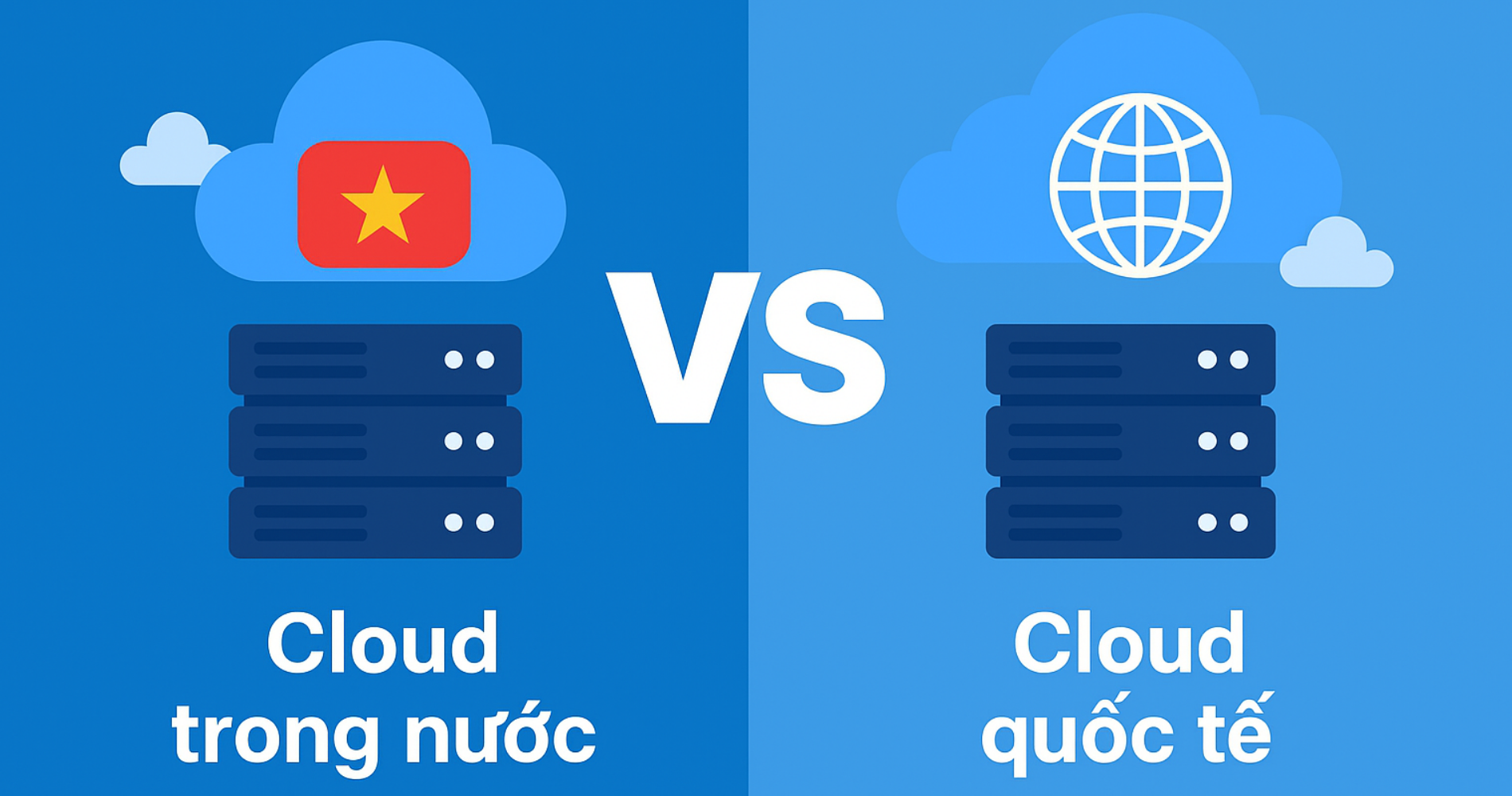 Cloud trong nước và Cloud quốc tế giải pháp nào ổn định hơn cho doanh nghiệp Việt