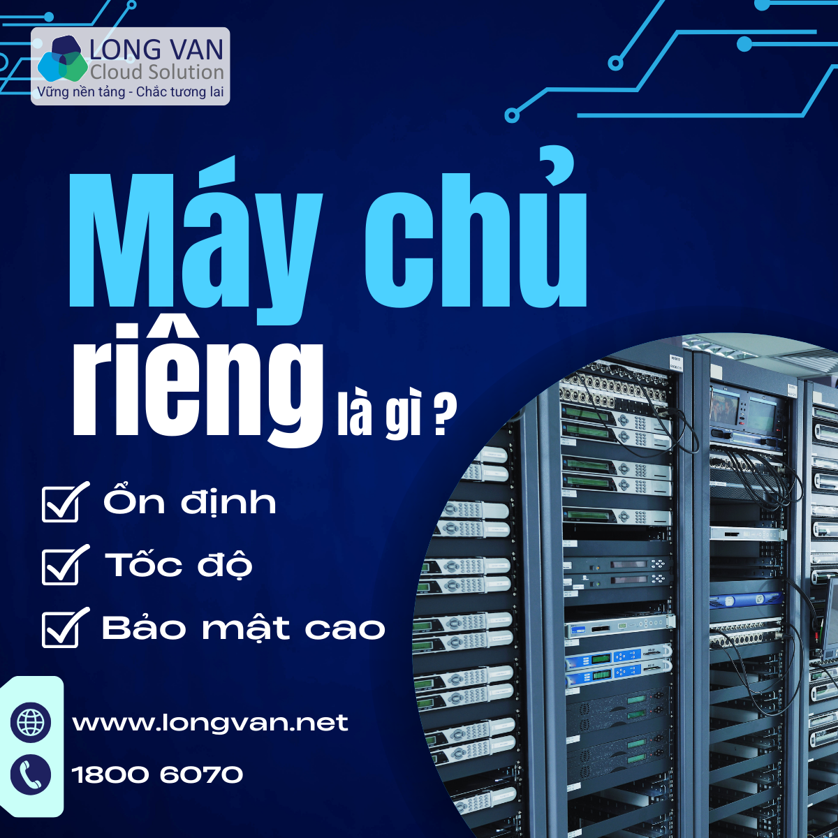 Máy chủ riêng – Giải pháp tối ưu cho doanh nghiệp muốn ổn định, tốc độ và bảo mật cao