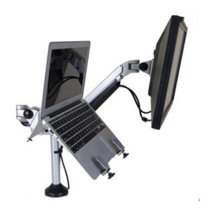 Tay đỡ Laptop + LCD Thinkwise cơ động gắn bàn S201