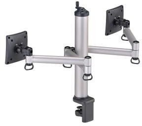 Tay đỡ 2 màn hình 24-inch FOGIM đặc biệt TKLA-1222-S (B)