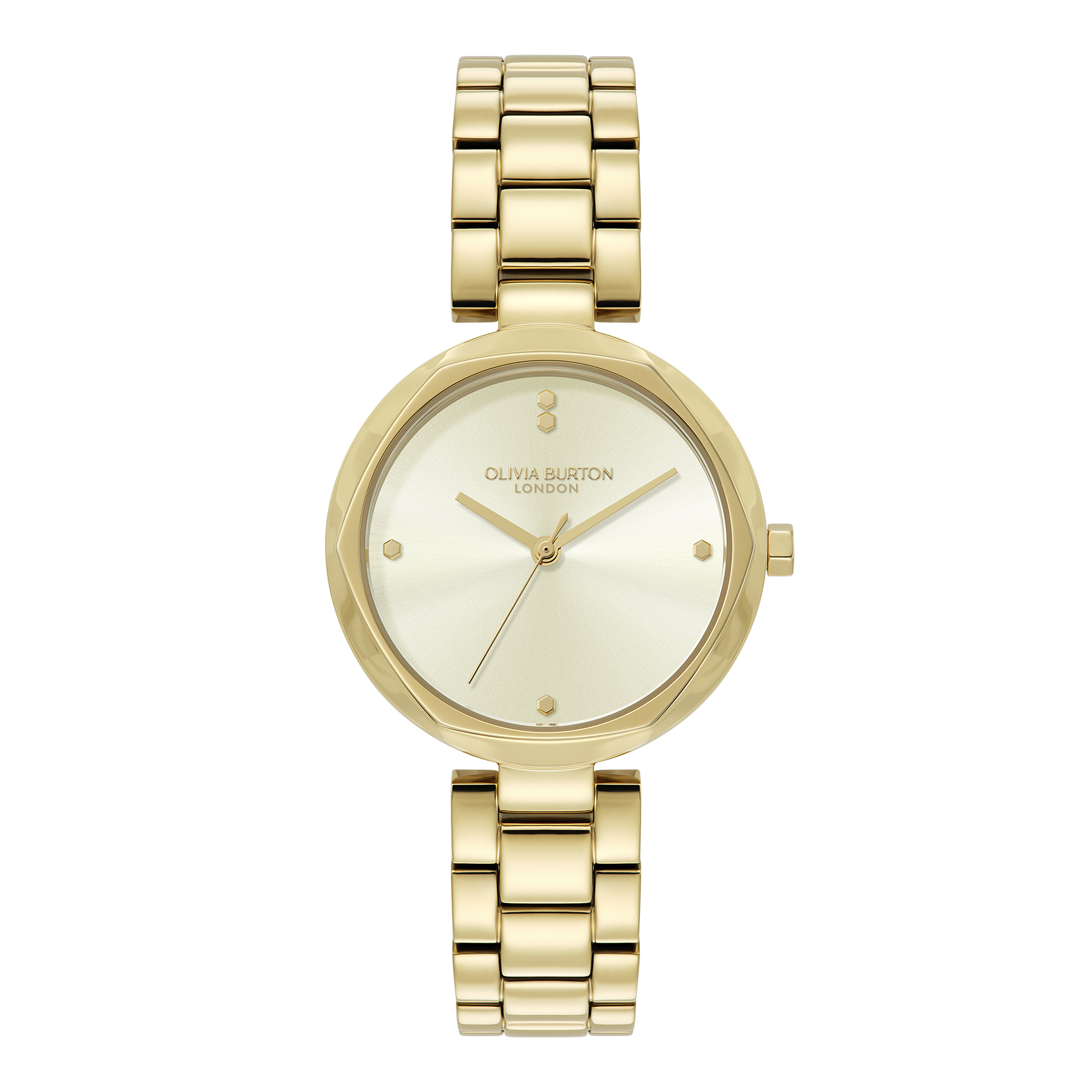 32mm Dimension T-Bar Ivory & Gold Bracelet Watch