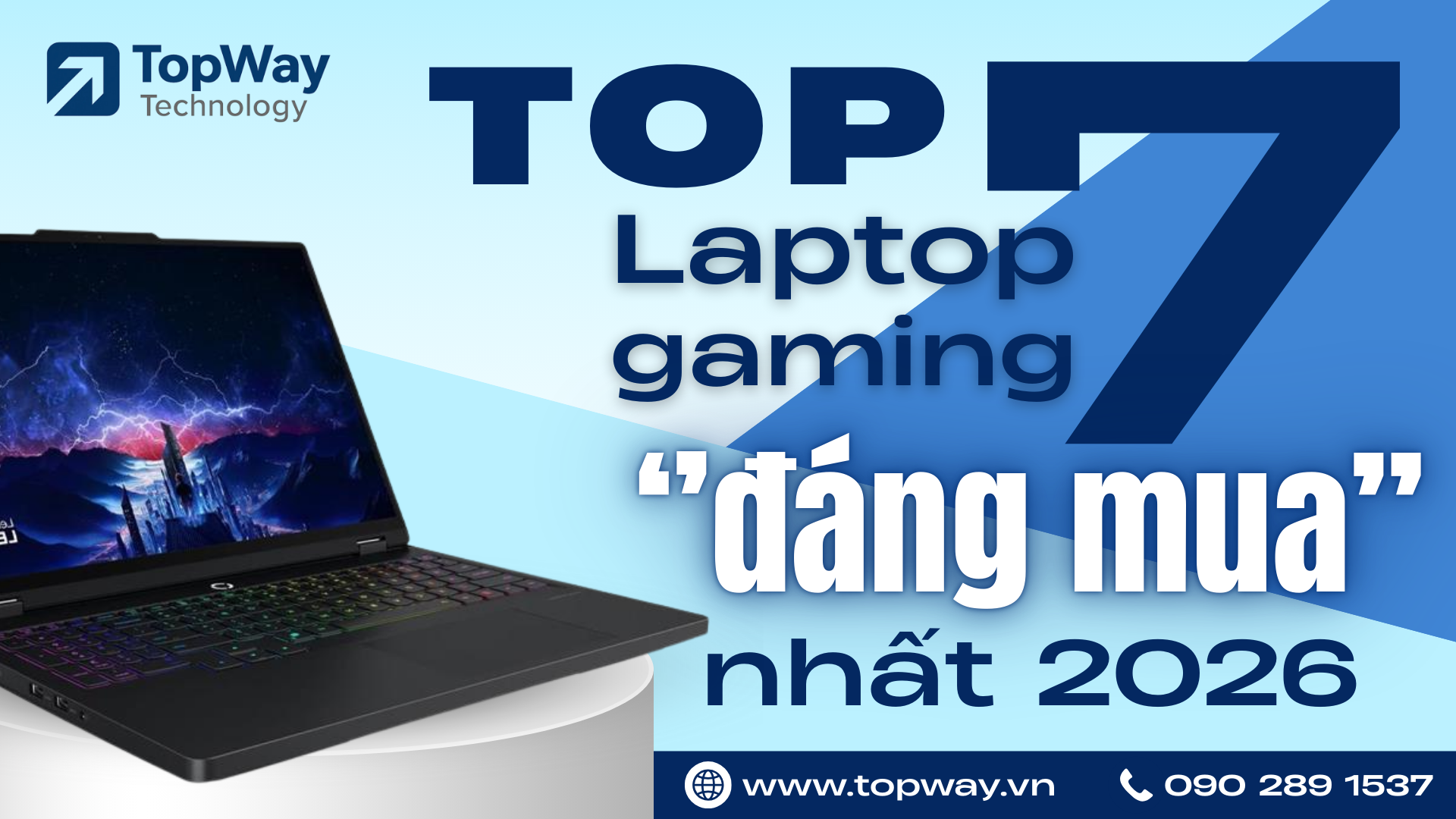 Top 7 Laptop Gaming đáng mua nhất năm 2026: Hiệu năng cực khủng, giá rẻ cho sinh viên