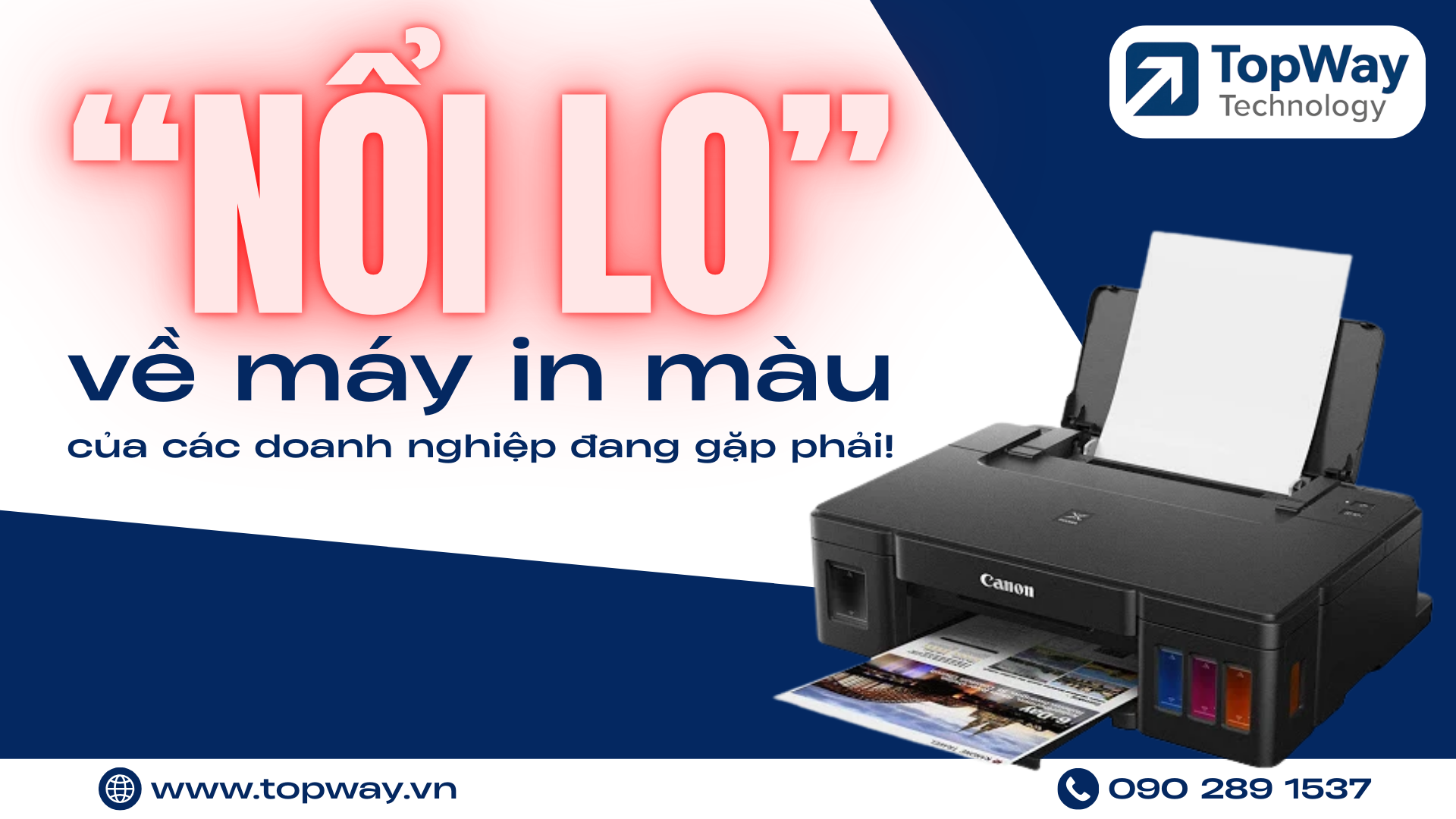 Nỗi lo chính về máy in màu của các doanh nghiệp đang gặp phải!